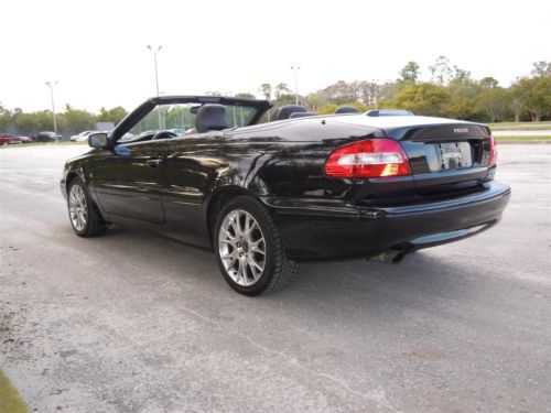 2004 VOLVO C70 CONVERTIBLE TRIPLE BLACK 242HP AUTO 1-FLORIDA OWNER! NO RESERVE!!, image 92