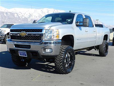 Chevy crew cab duramax diesel 4x4 ltz longbed custom new lift wheels tires