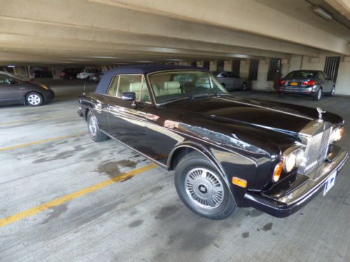 1988 rolls royce corniche drophead, great color, great condition, read on