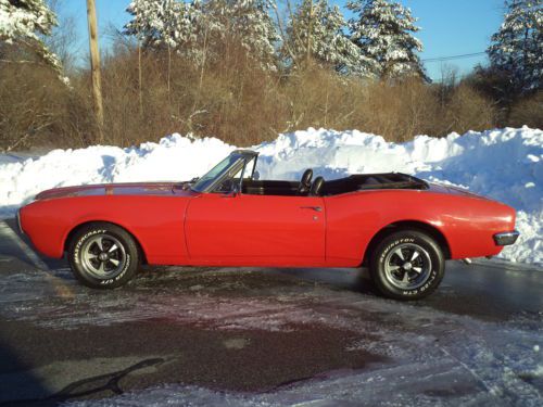 1967 pontiac firebird convertible power steering power brakes power top and