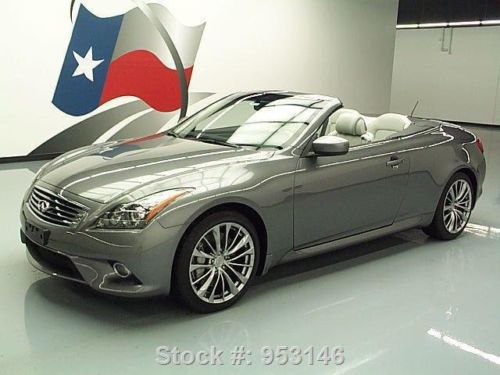 2011 infiniti g37 s convertible auto nav rear cam 8k!! texas direct auto