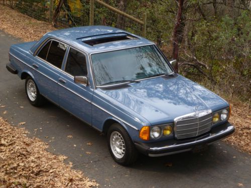 1983 mercedes 240d california diesel sedan w123 low miles rare color wunderbar!