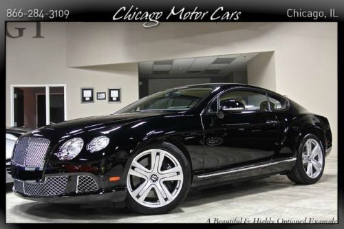 2012 bentley continental gt coupe $208k+msrp navigation one owner loaded chrome!
