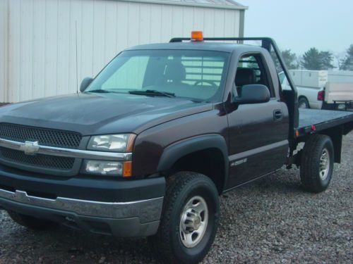 2004 chevy cheverolet 2500 hd 3/4 ton truck flatbed 4x4 4 wheel drive, US $6,900.00, image 4