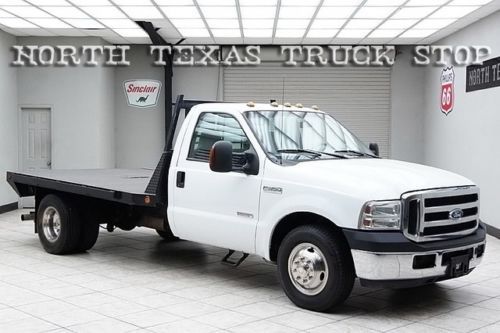 2006 ford f350 diesel 2wd dually flat bed regular cab xlt