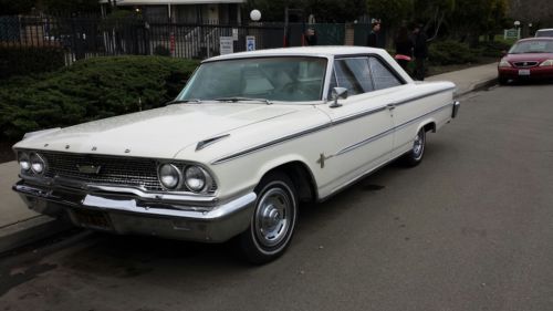 1963 ford galaxie 2 door hardtop rare car all original black and yellow plates!!