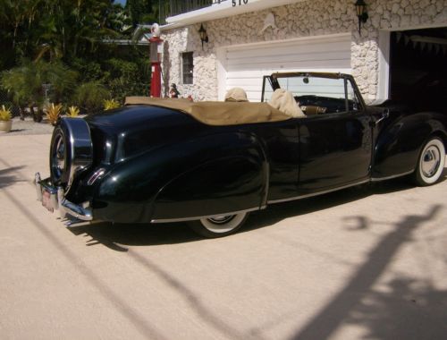 1940 lincoln continental convertible zephyr