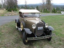 1931 model a roadster with dual sidemount spares