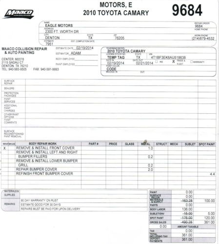 LE Camry 4DR Sedan 2 Owner NO RESERVE, image 7