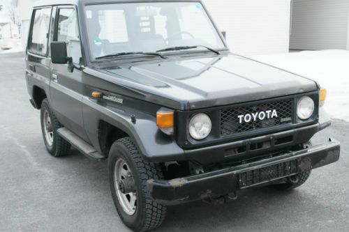 Doomsday prepper, your suv : land cruiser 3.4 diesel 4x4 5 speed. best of best !