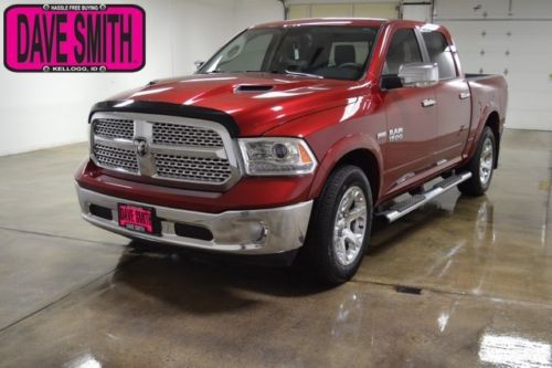 13 ram 1500 laramie 4x4 crew cab hemi auto heated leather seats remote start tow