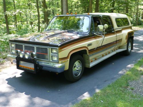 85 gmc crew cab dually 454/4 spd gear vendor hauler trailer puller