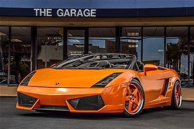 &#039;06 lamborghini gallardo spyder,520hp,lp front facia,colormatched gfg wheels,nav