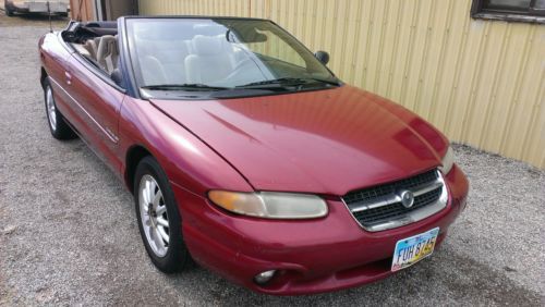 1996 chrysler sebring jx convertible 2-door 2.5l