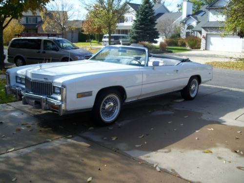 1976 cadillac eldorado base convertible 2-door 8.2l