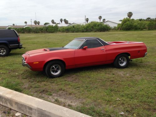 1972 ranchero gt500, rare q-code 351 cleveland 4-v cobra jet with a 4 speed