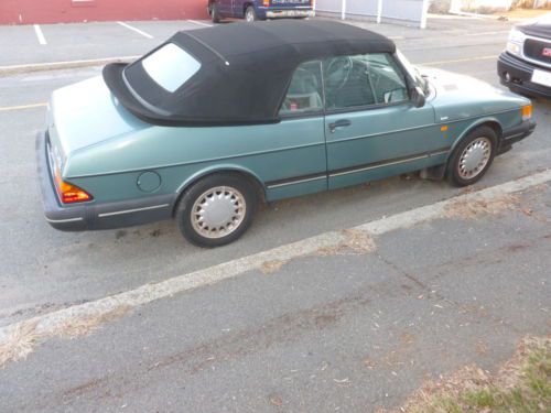 1991 saab 900 turbo convertible 5spd manual