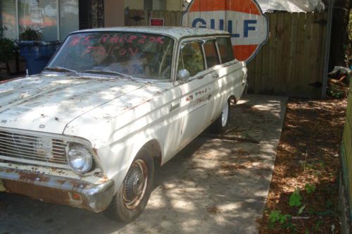 Rare 1965 2-door falcon station wagon project car