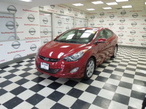 2012 hyundai elantra, like new, red on black, 4 cylinder gas saver,