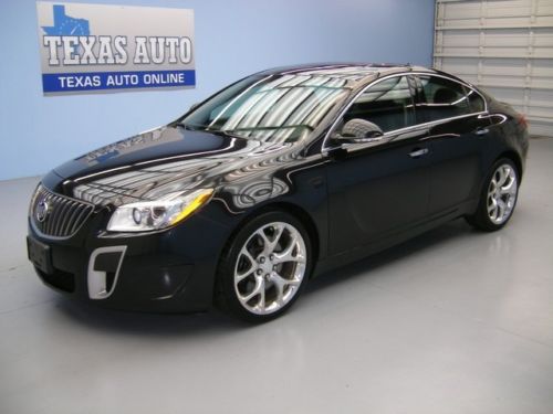 We finance! 2012 buick regal gs 6-speed turbo nav roof heated seat 8k texas auto