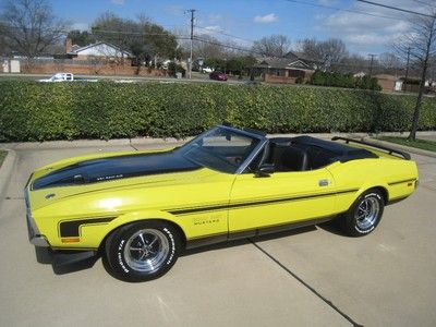 1971 ford mustang convertible 351 boss auto