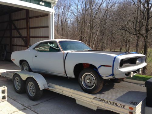 1970 plymouth real original cuda 340 4 speed vitamin c orange pistol grip 70