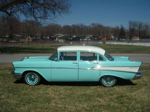 1957 57 Chevy Chevrolet 210 Original, image 12