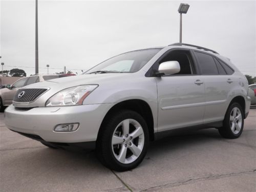 2005 lexus rx330 v6, silver with black leather and woodgrain pkg and moonroof!