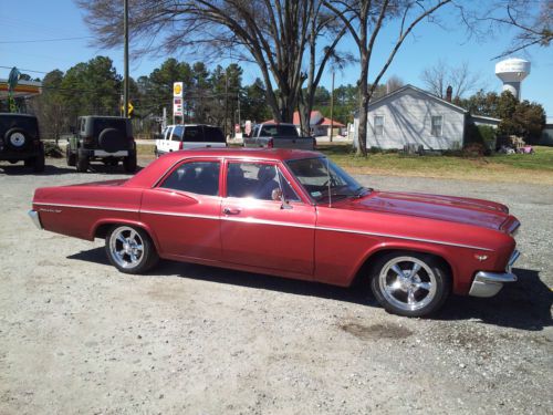 1966 chevrolet chevy bel air custom built burgundy 4 door