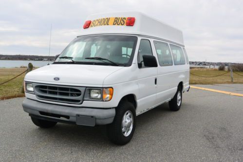 1999 ford e-250 xl v6 wheelchair lift van passenger school bus