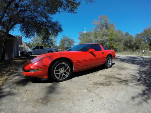 1994 corvette (torch red) great condition