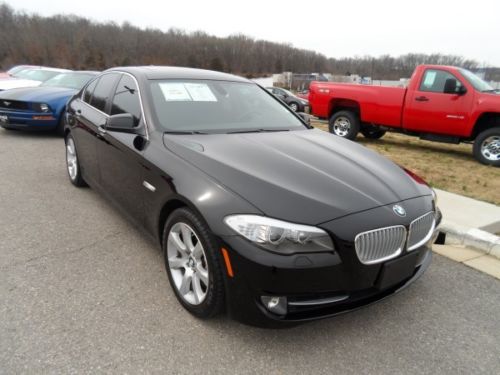 2011 bmw 550i base sedan 4-door 4.4l black low reserve below book value clean