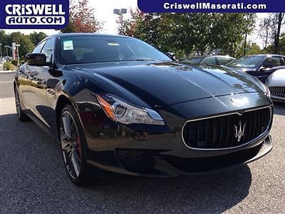 2014 maserati quattroporte gt gts ferrari v8 black nav loaded