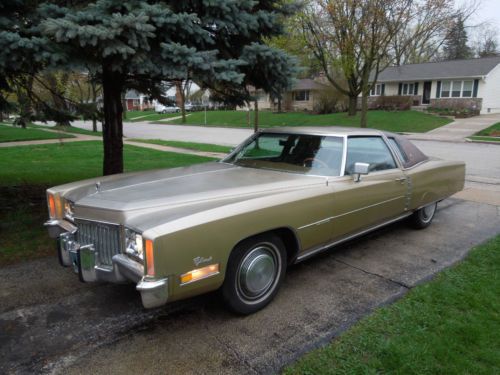 1972 cadillac eldorado coupe 500 cubic inch 8.2l