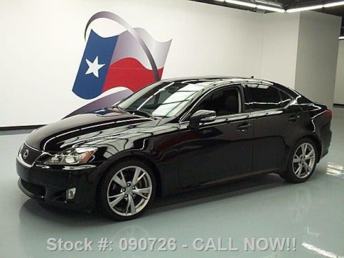 2009 lexus is250 sunroof nav rear cam paddle shift 74k texas direct auto