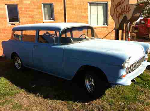 1955 Chevy bel air 150/210 handyman wagon not a nomad hot rod gasser rat rod, image 2