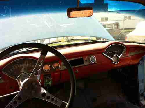 1955 Chevy bel air 150/210 handyman wagon not a nomad hot rod gasser rat rod, image 7