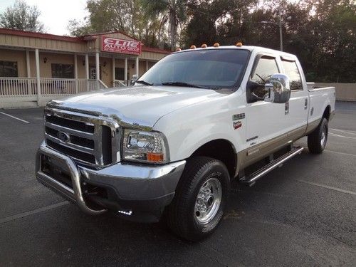 2001 f-350 crew-cab lariat 4x4~gps/dvd~cameras~too many options to list~amazing