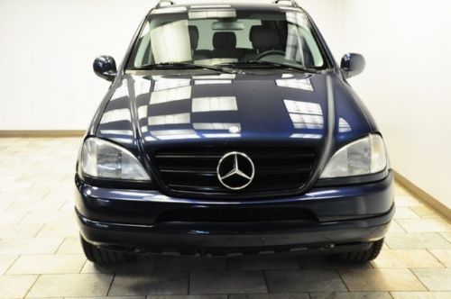 2001 mercedes-benz ml430 navigation low miles blue/grey ext warranty