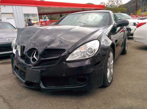 2010 mercedes-benz slk 300 convertible v6 3.0 l, auto, rebuildable / salvage slk