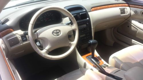 2003 Toyota Solara SLE convertible pearl white with leather interior, image 8