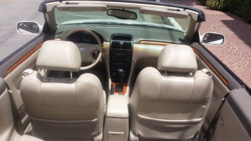 2003 Toyota Solara SLE convertible pearl white with leather interior, image 11
