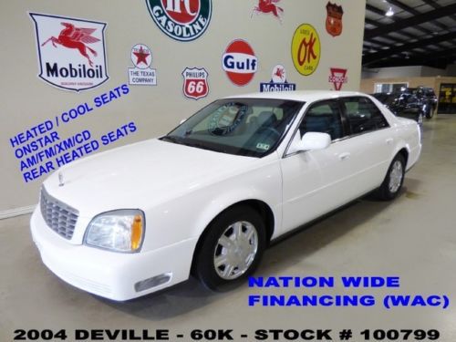 2004 deville,v8,heated/cool leather,onstar,16in wheels,60k,we finance!!