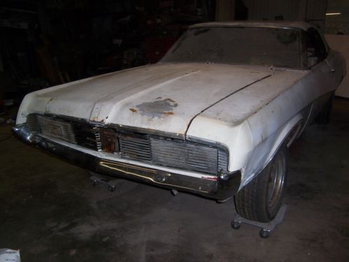 1969 rare cougar xr7 conv nevada rust free project car ...mustang cousin