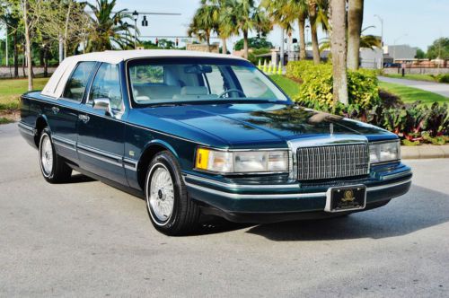 Very rare beautiful 1993 lincoln towncar jack nicklaus edition must see drive