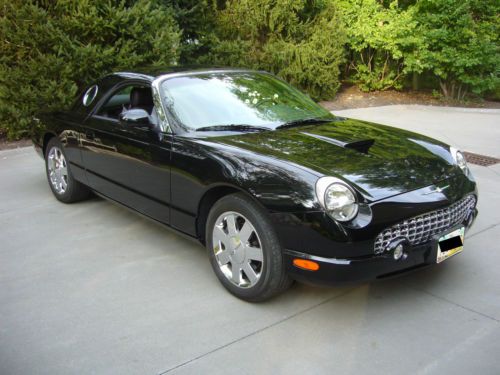 2002 ford thunderbird mint convertible 2-door 5000 miles