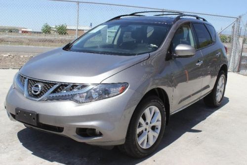 2011 nissan murano sl awd damaged repairable bill of sale- parts only runs!
