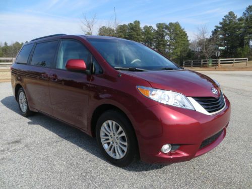 2011 TOYOTA SIENNA XLE REARVIEW CAMERA DVD 8-PASSENGER HTD LEATHER SUNROOF, US $17,995.00, image 1