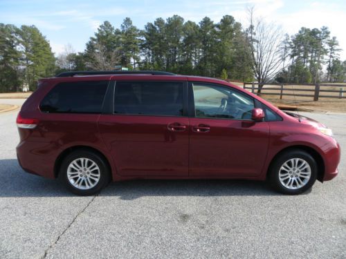 2011 TOYOTA SIENNA XLE REARVIEW CAMERA DVD 8-PASSENGER HTD LEATHER SUNROOF, US $17,995.00, image 5