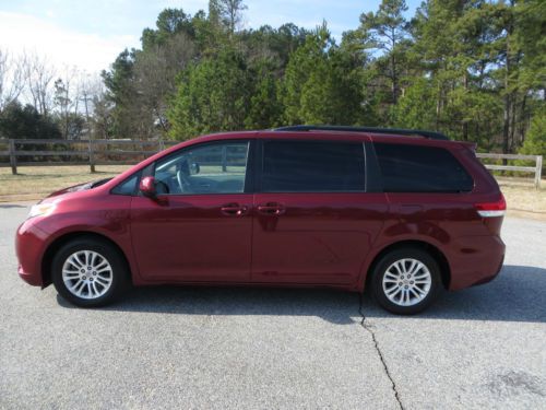 2011 TOYOTA SIENNA XLE REARVIEW CAMERA DVD 8-PASSENGER HTD LEATHER SUNROOF, US $17,995.00, image 6